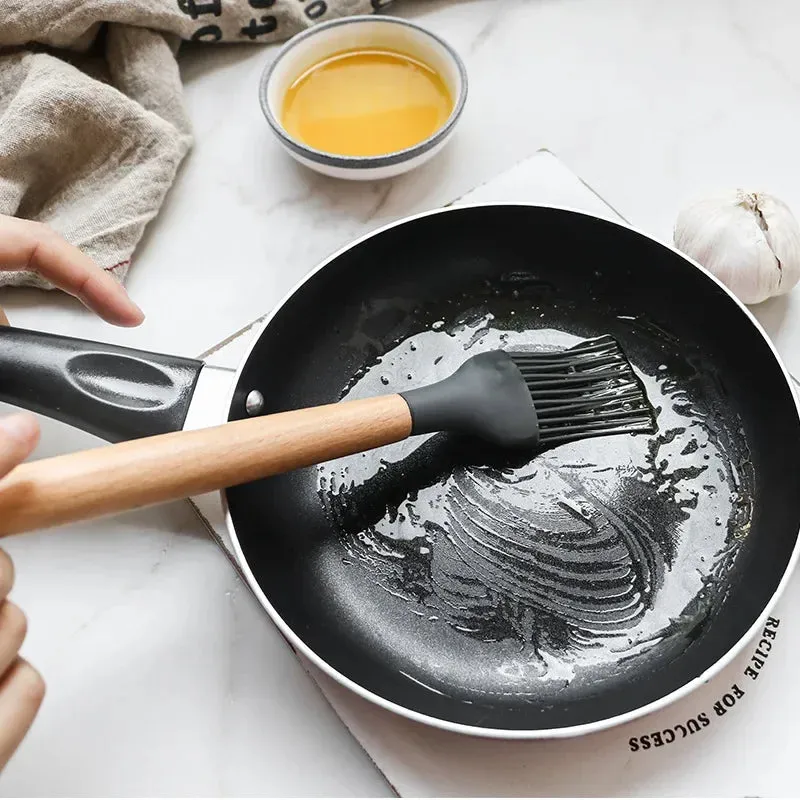 12 Piece Non Stick Silicone Utensil Set For Cooking Heat Resistant Kitchen Tools