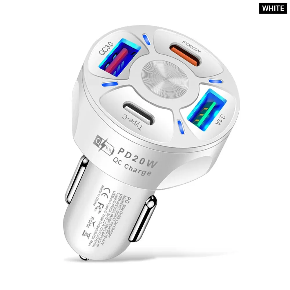 20w Usb Type c Car Charger for Fast Charging