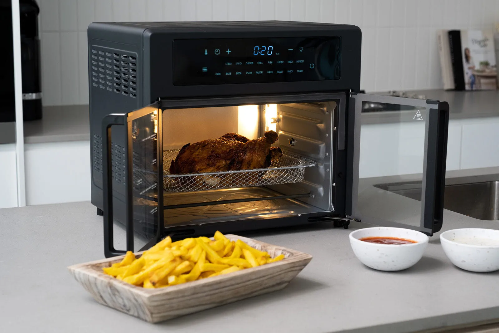 25L Air Fryer Convection Oven | 360° Cooking | French Doors | Large Capacity