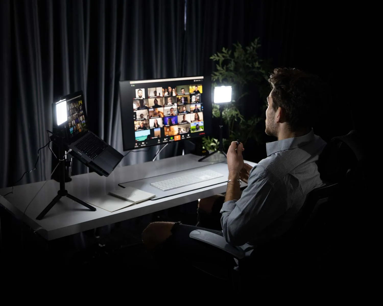 5.5" LED Photography Video Youtube Zoom Lighting Desk Home Kit - Crystal Air