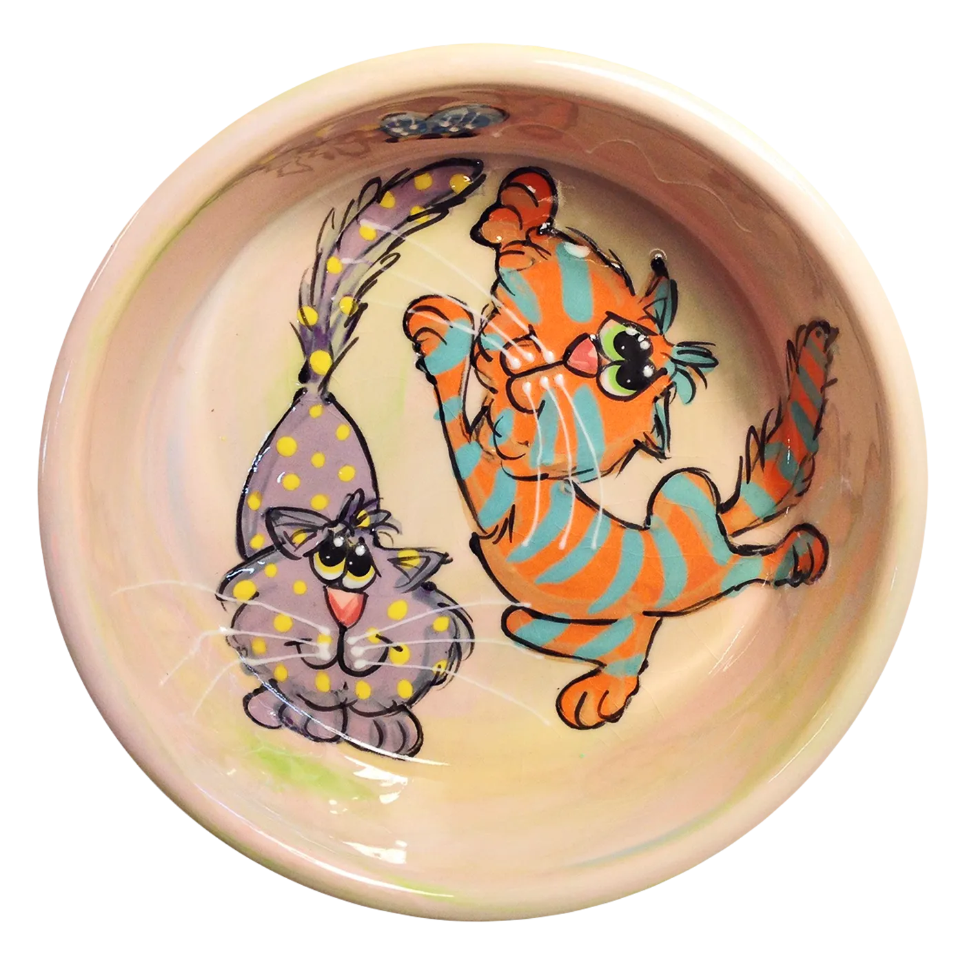 6" Ceramic Cat Bowl