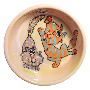 6" Ceramic Cat Bowl