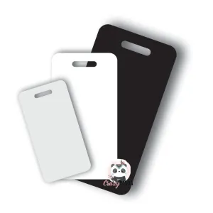 Acrylic Blank Clear Luggage Tags(Shapes & Colours) ~ 3mm