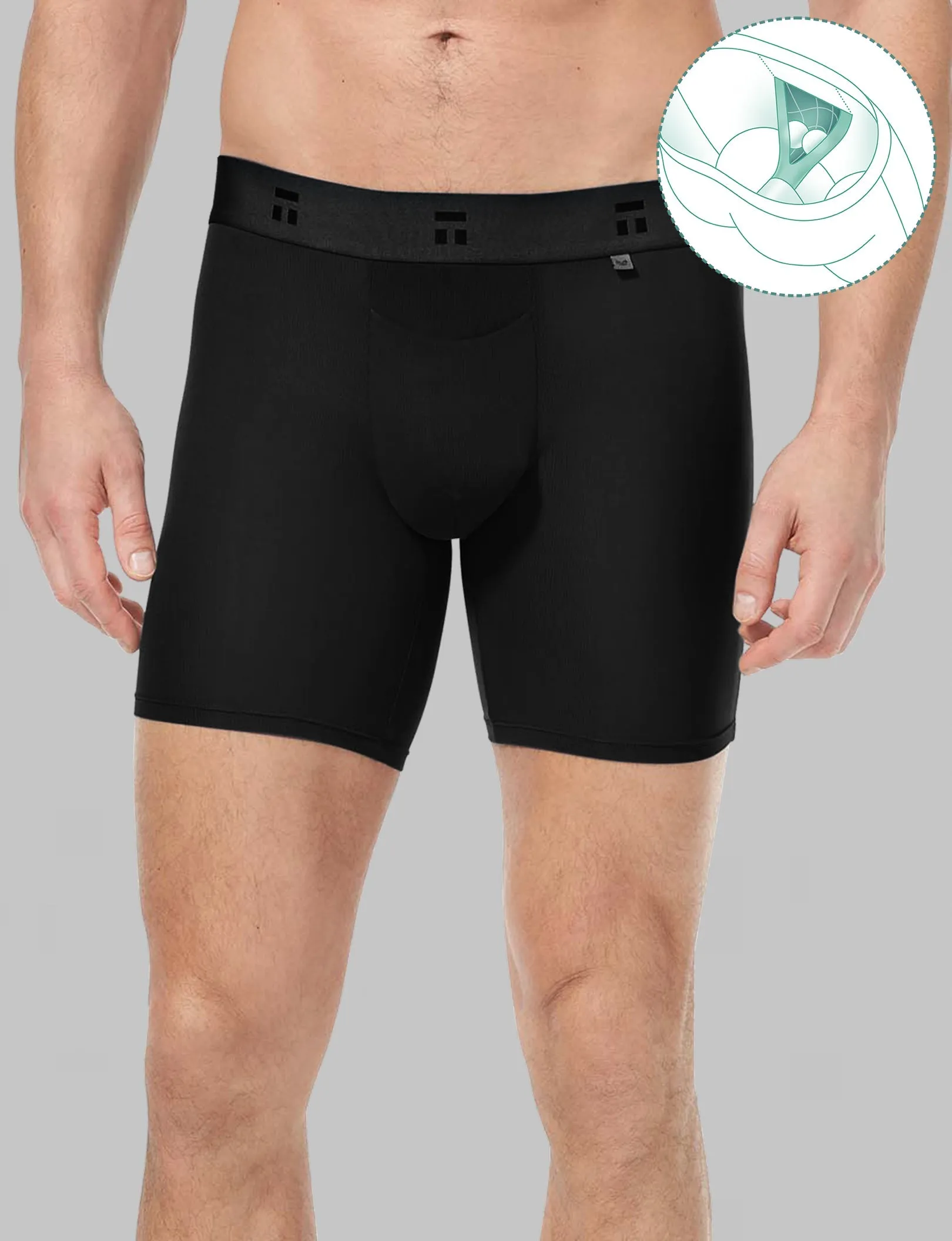 Air Hammock Pouch™ Mid-Length Boxer Brief 6"
