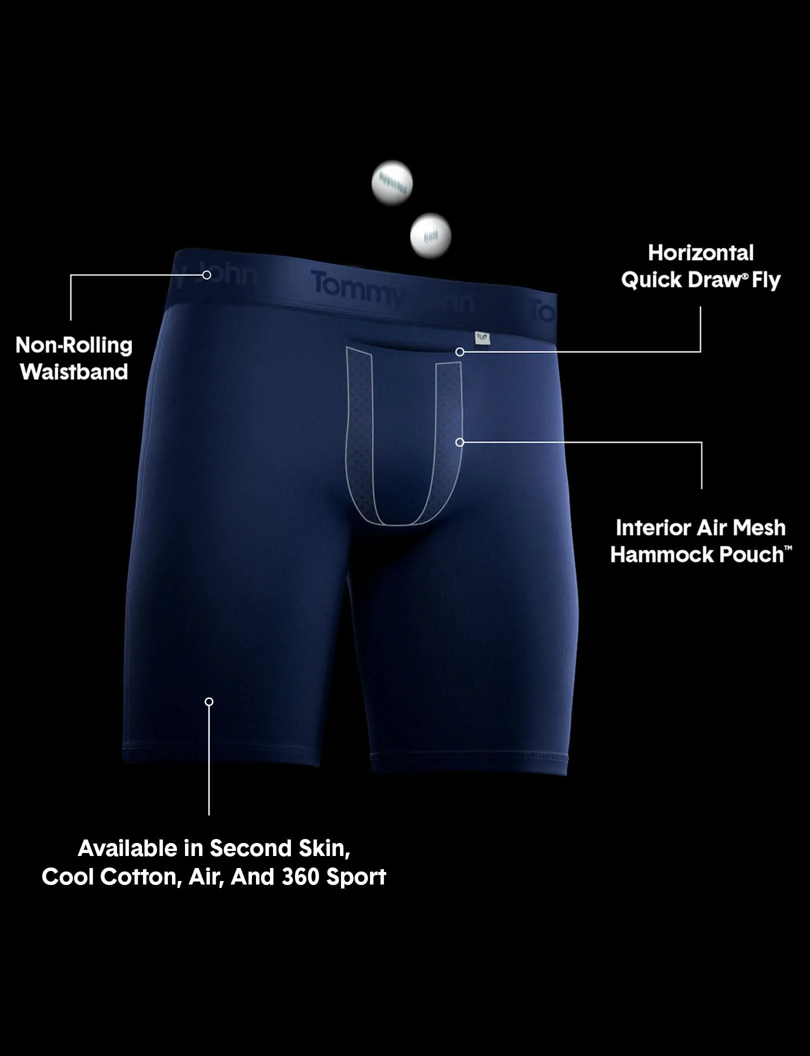 Air Hammock Pouch™ Mid-Length Boxer Brief 6"
