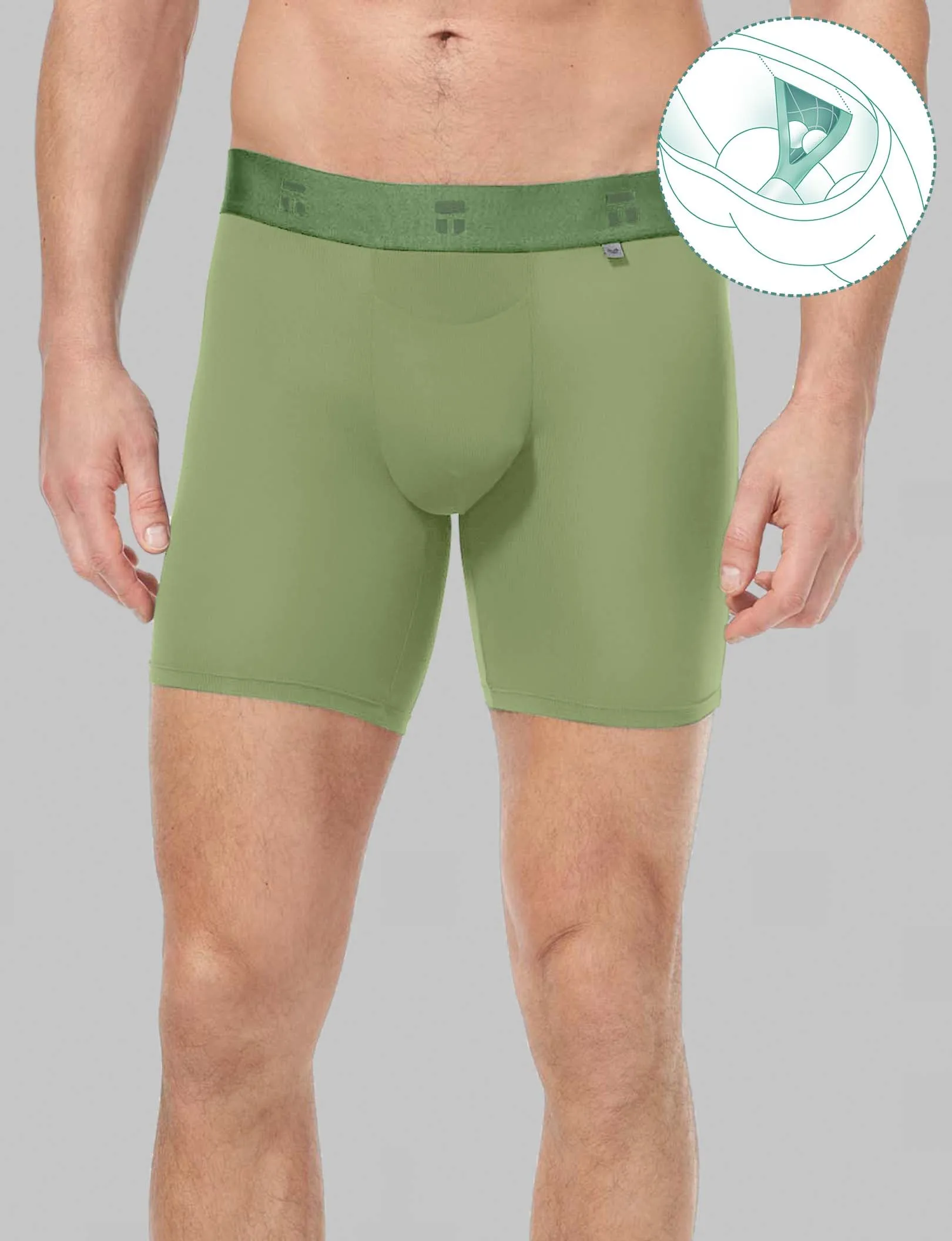 Air Hammock Pouch™ Mid-Length Boxer Brief 6"