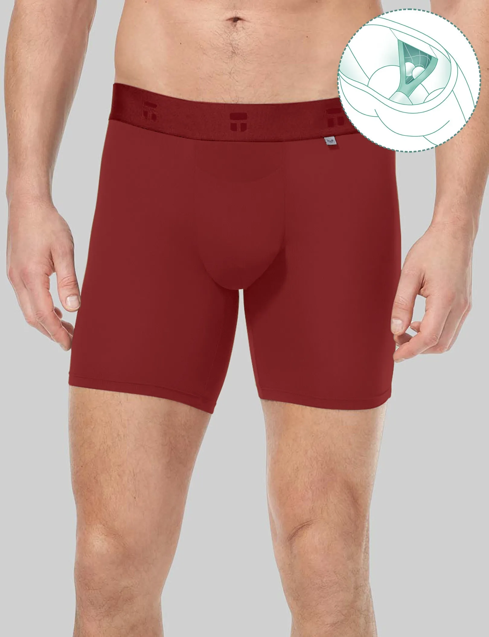Air Hammock Pouch™ Mid-Length Boxer Brief 6"