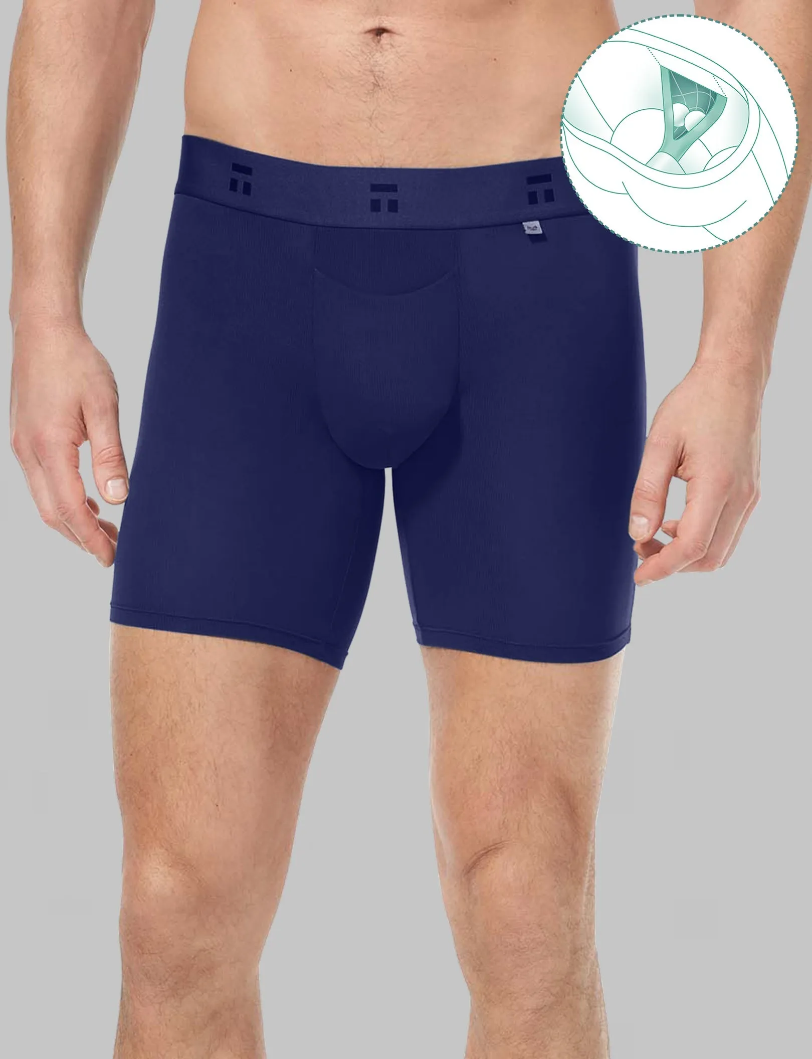 Air Hammock Pouch™ Mid-Length Boxer Brief 6"