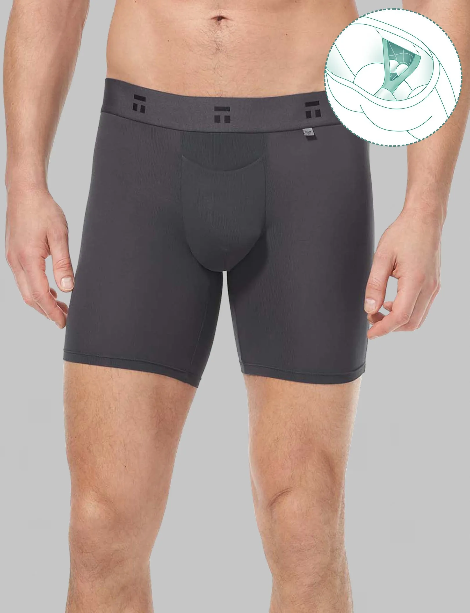 Air Hammock Pouch™ Mid-Length Boxer Brief 6"