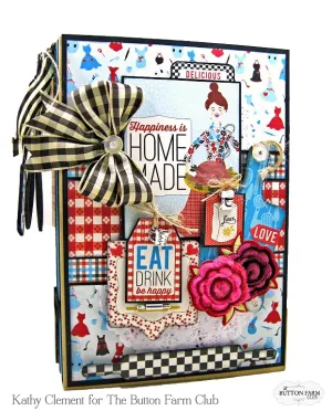 Authentique Ingredient Waterfall Recipe Album Kit by Kathy Clement ~ Digital Tutorial