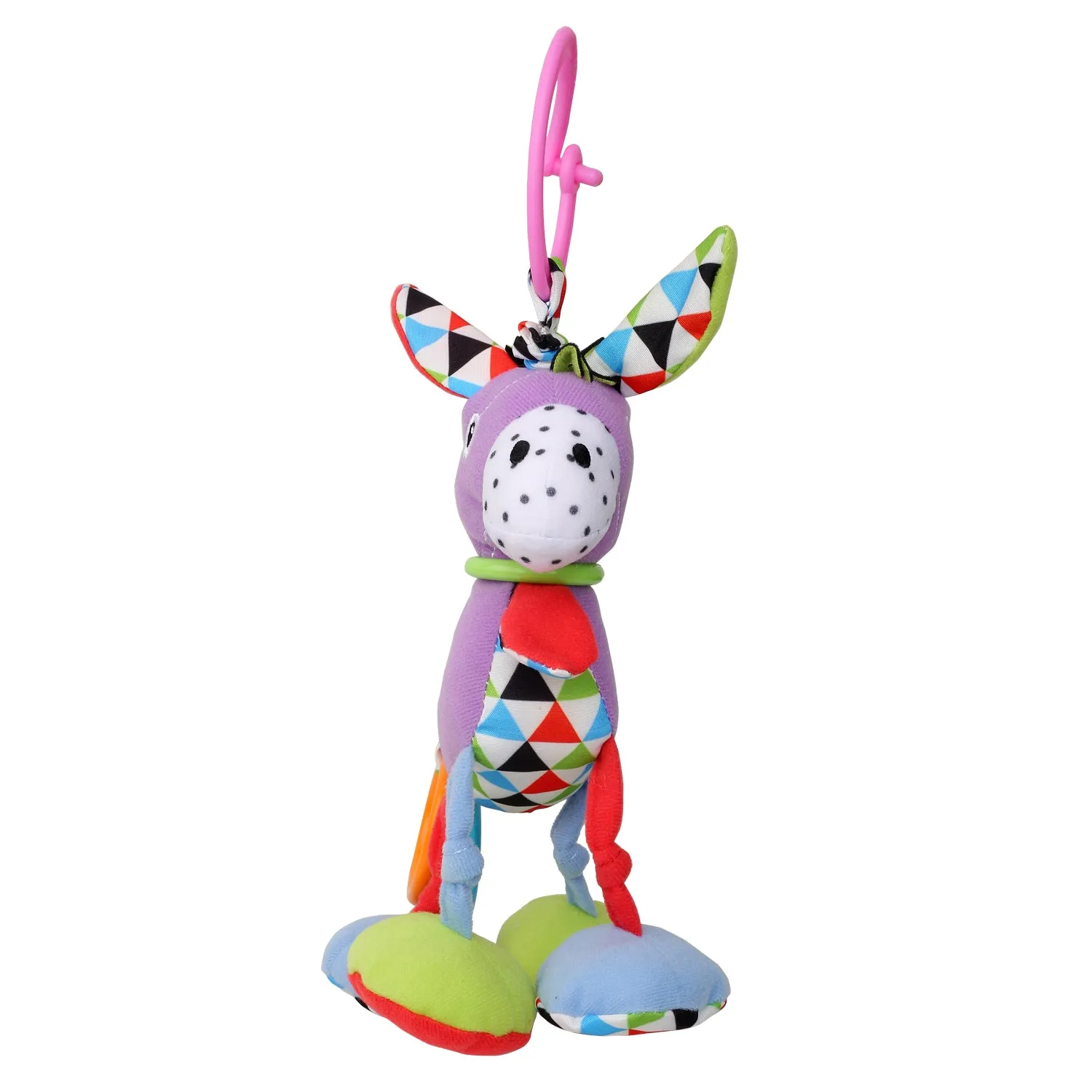 Baby Moo Donkey Purple Hanging Toy With Vibrations
