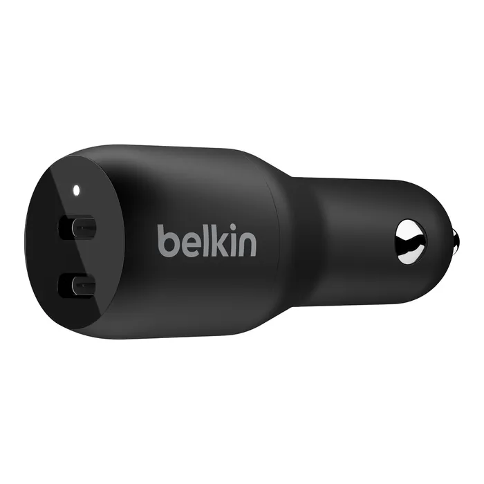 Belkin BoostCharge Dual USB-C Car Charger 36W CCB002btBK