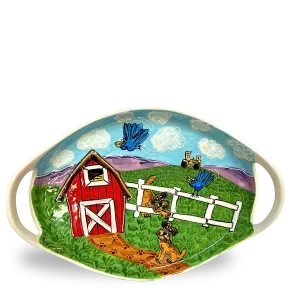 Border Terrier Serving Tray