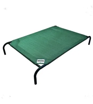 Coolaroo Elevated Knitted Fabric Cat & Dog Bed (Green)