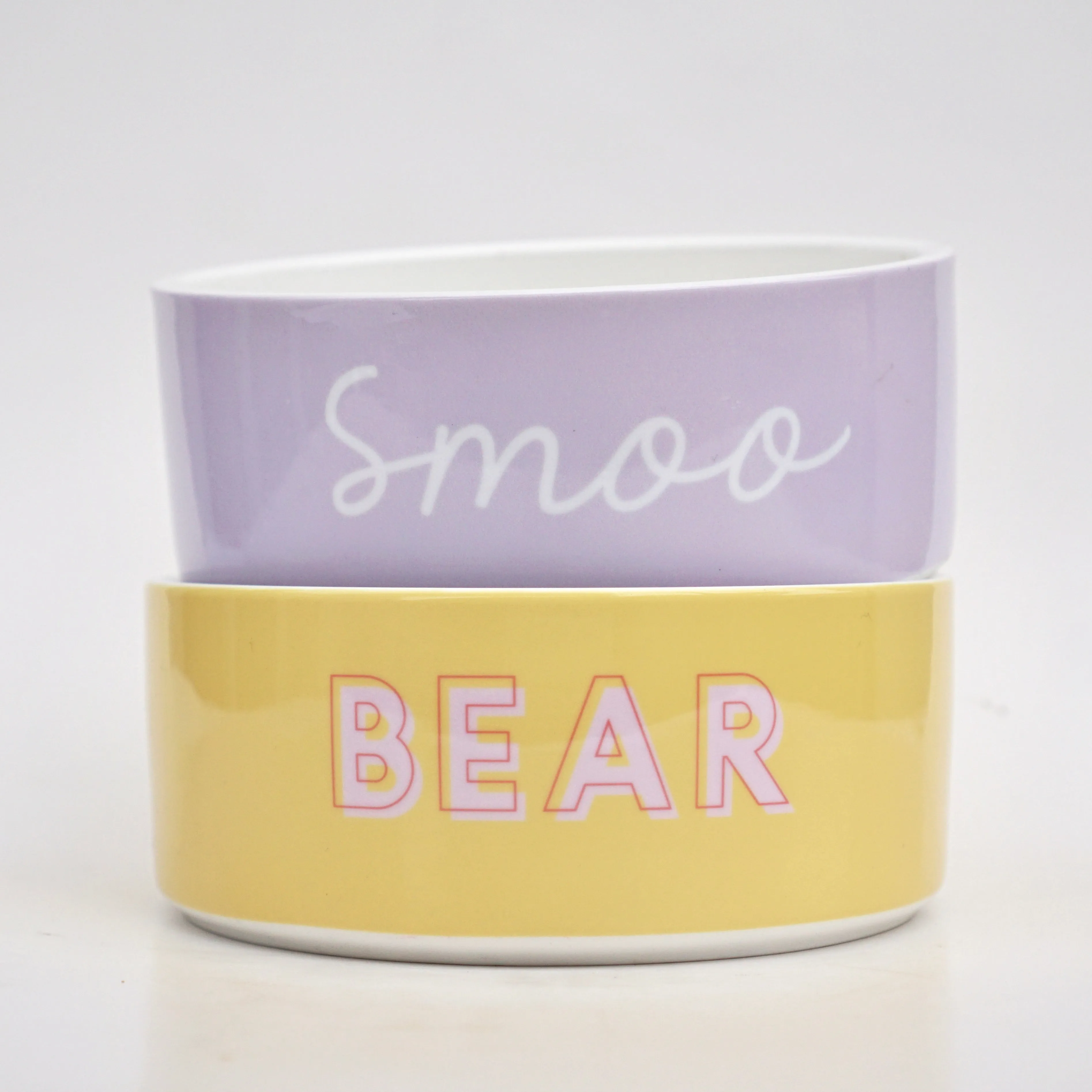 Custom Solid Color Dog Bowl