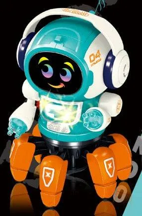 Dance Robot Electric Pet Musical Shining Toys 6 Claws Octopus Robot Educational Interactive