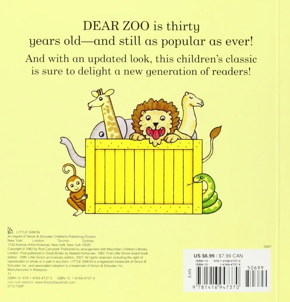 Dear Zoo: A Lift-the-Flap Book