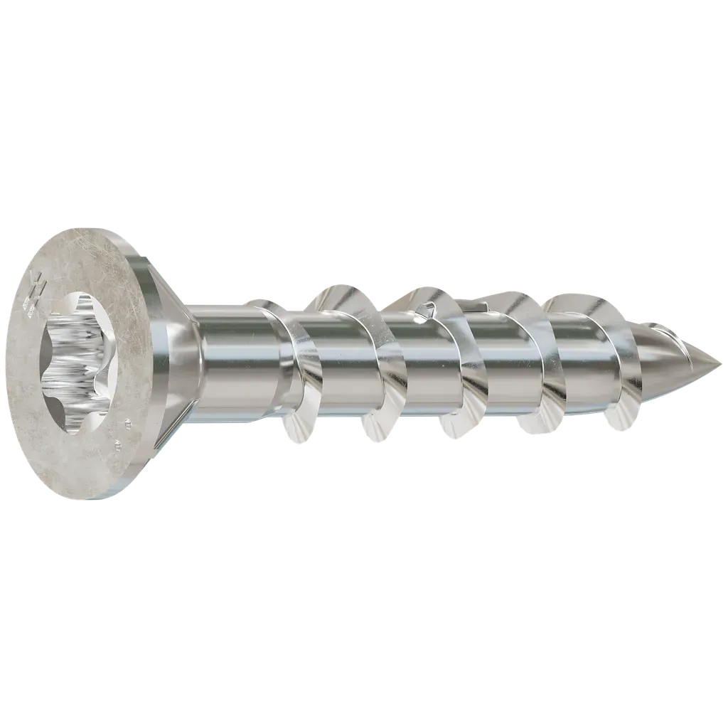 Deck-Drive DWP WOOD SS Screw - #10 x 1 in. T-25, Flat Head, Type 305 (5 lb.)