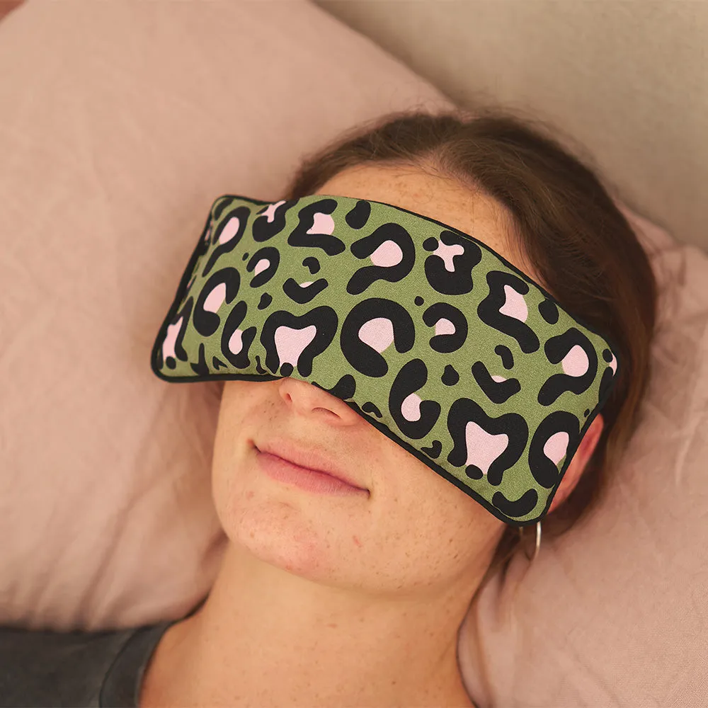 Eye Rest Pillow - Cotton - Ocelot Pink Khaki