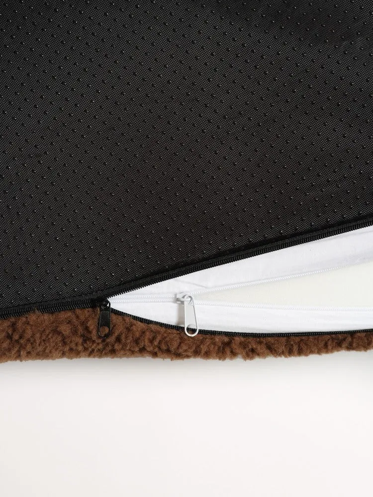Faux Fur Pet Bed - Marshmallow