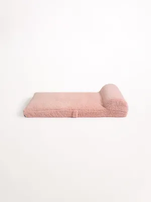 Faux Fur Pet Bed - Rose