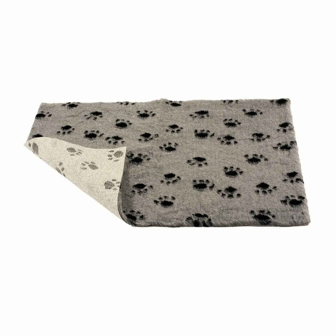 FURBED ANTI-SLIP PAWS 75x50cm grey