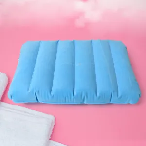 Inflatable Camping Pillows, Travelling Air Pillow Soft Comfortable Air Inflatable Travel Pillow (4830 Cm / 1 pc)