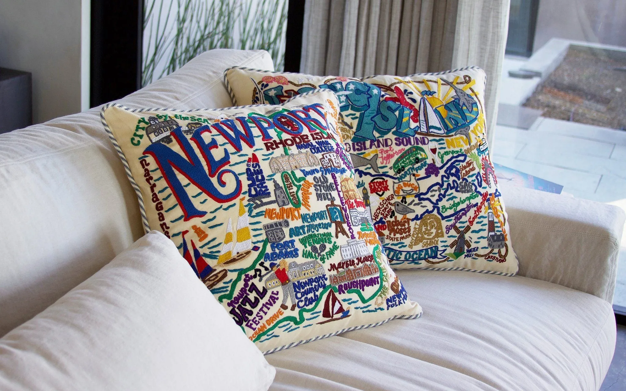 LONG ISLAND PILLOW BY CATSTUDIO