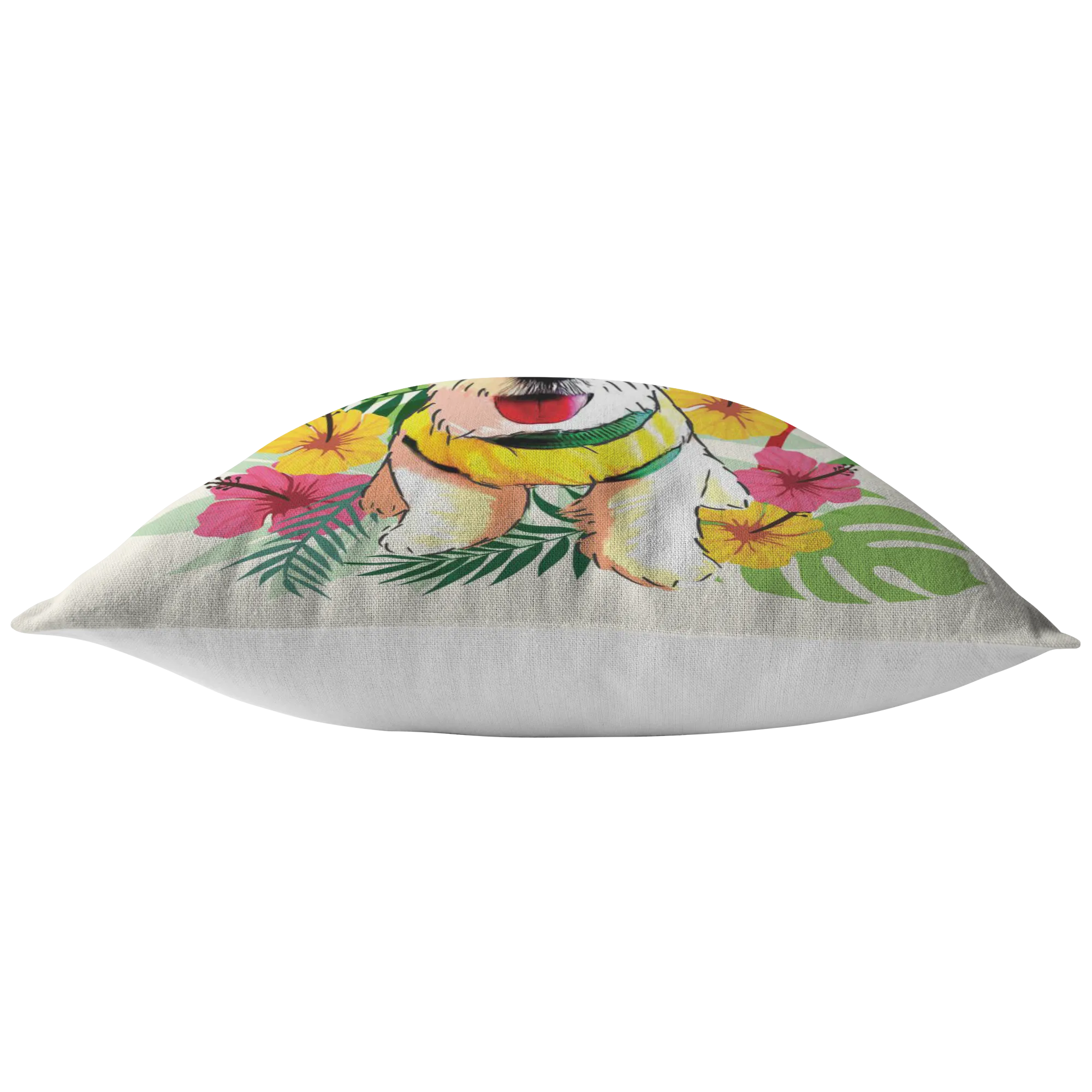 Maltese - Tropical Style Pillow