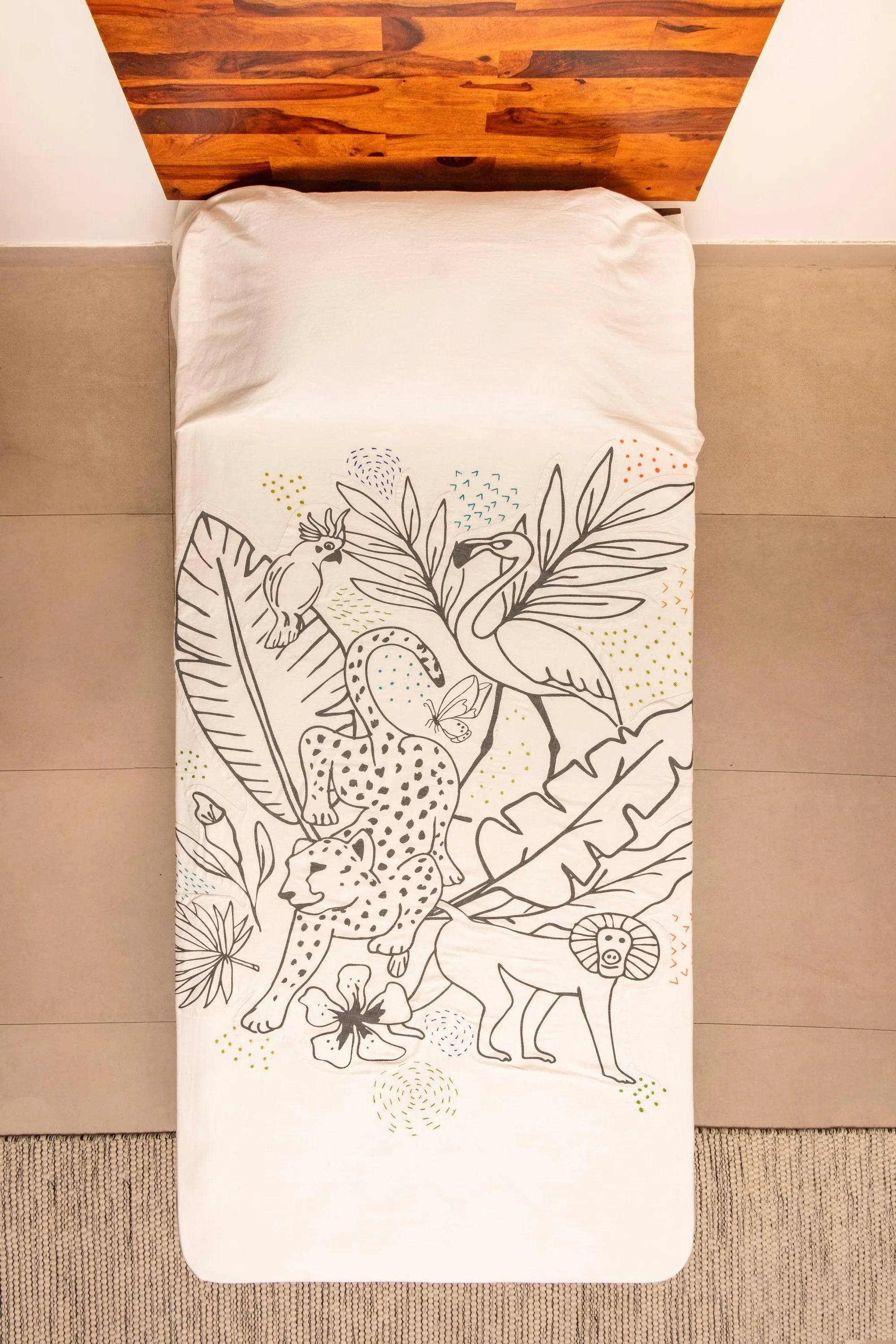 My Colouring Bed Cover