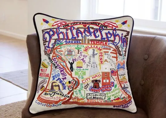 PHILADELPHIA PILLOW BY CATSTUDIO
