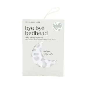 *Pillowcase - Silky Satin Pillowcase With Travel Pouch - Cat Nap Gray