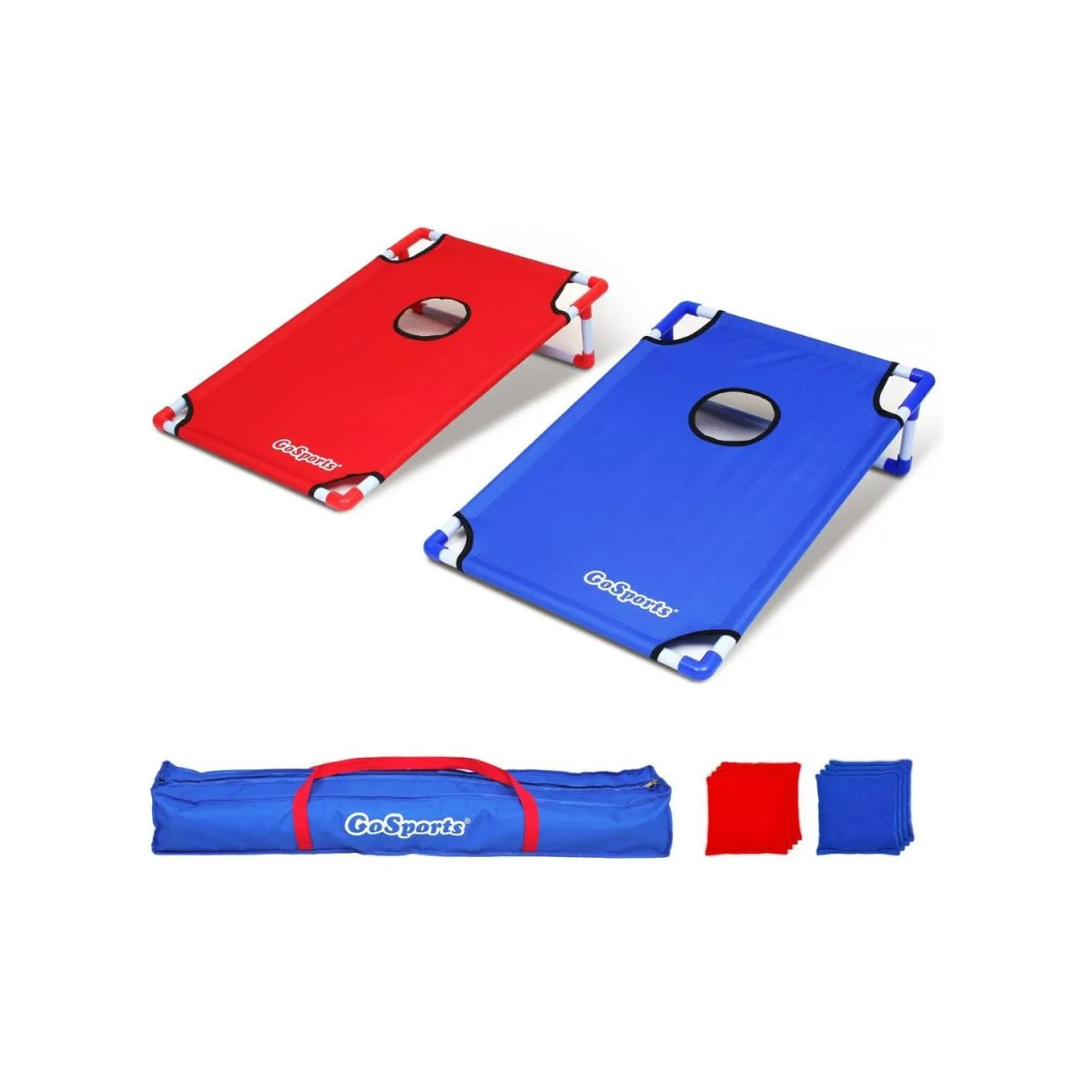 Portable PVC Cornhole Game