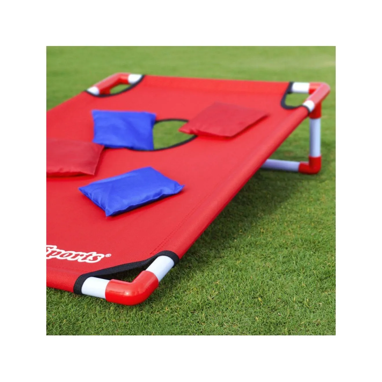 Portable PVC Cornhole Game