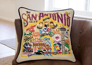 SAN ANTONIO PILLOW BY CATSTUDIO