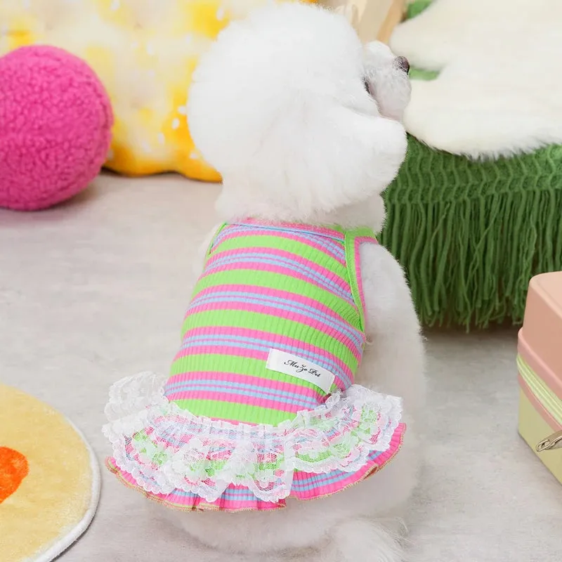 Striped Dog Dress
