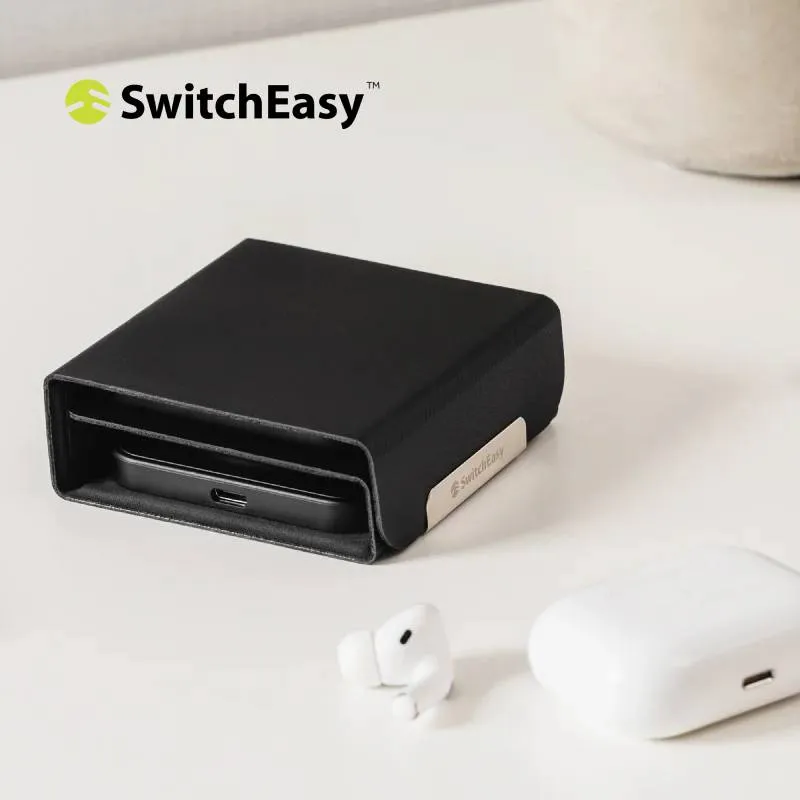 SwitchEasy Triocharge portable 3 in 1 Charger (Black)
