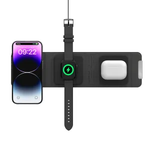 SwitchEasy Triocharge portable 3 in 1 Charger (Black)