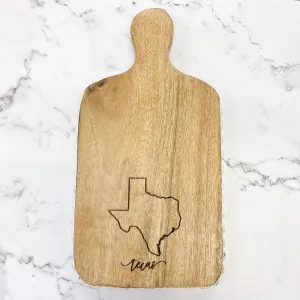 Texas Mini Beaded Edge Cutting Board