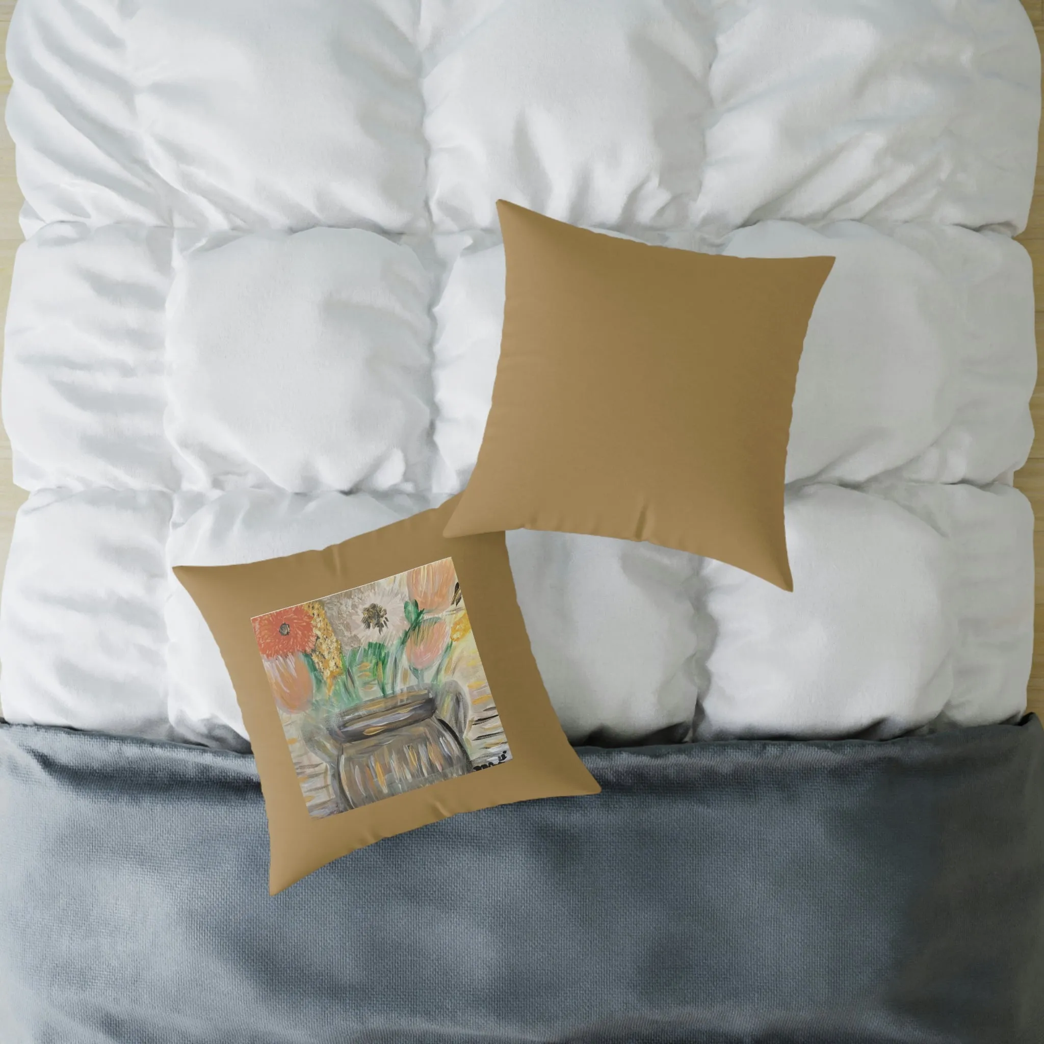 The Greg in Bronze Spun Polyester Pillow