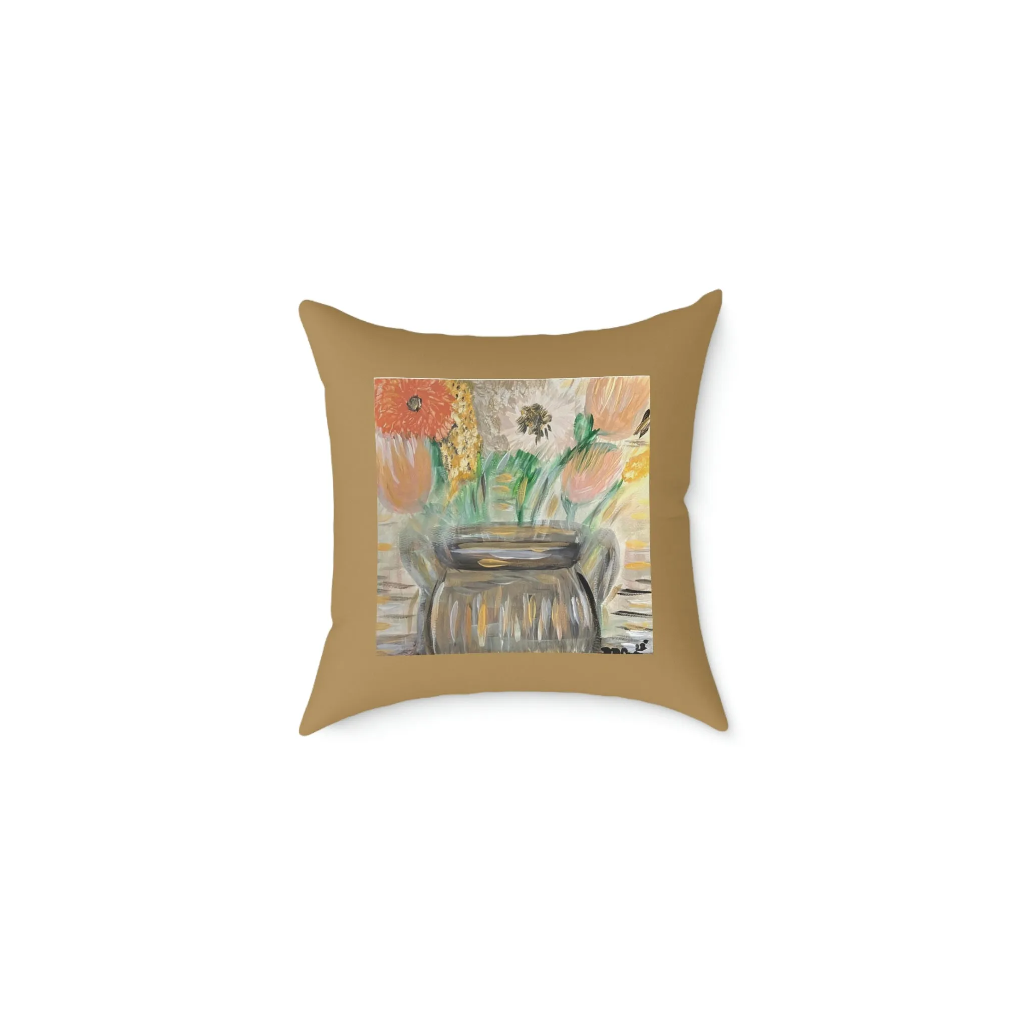The Greg in Bronze Spun Polyester Pillow