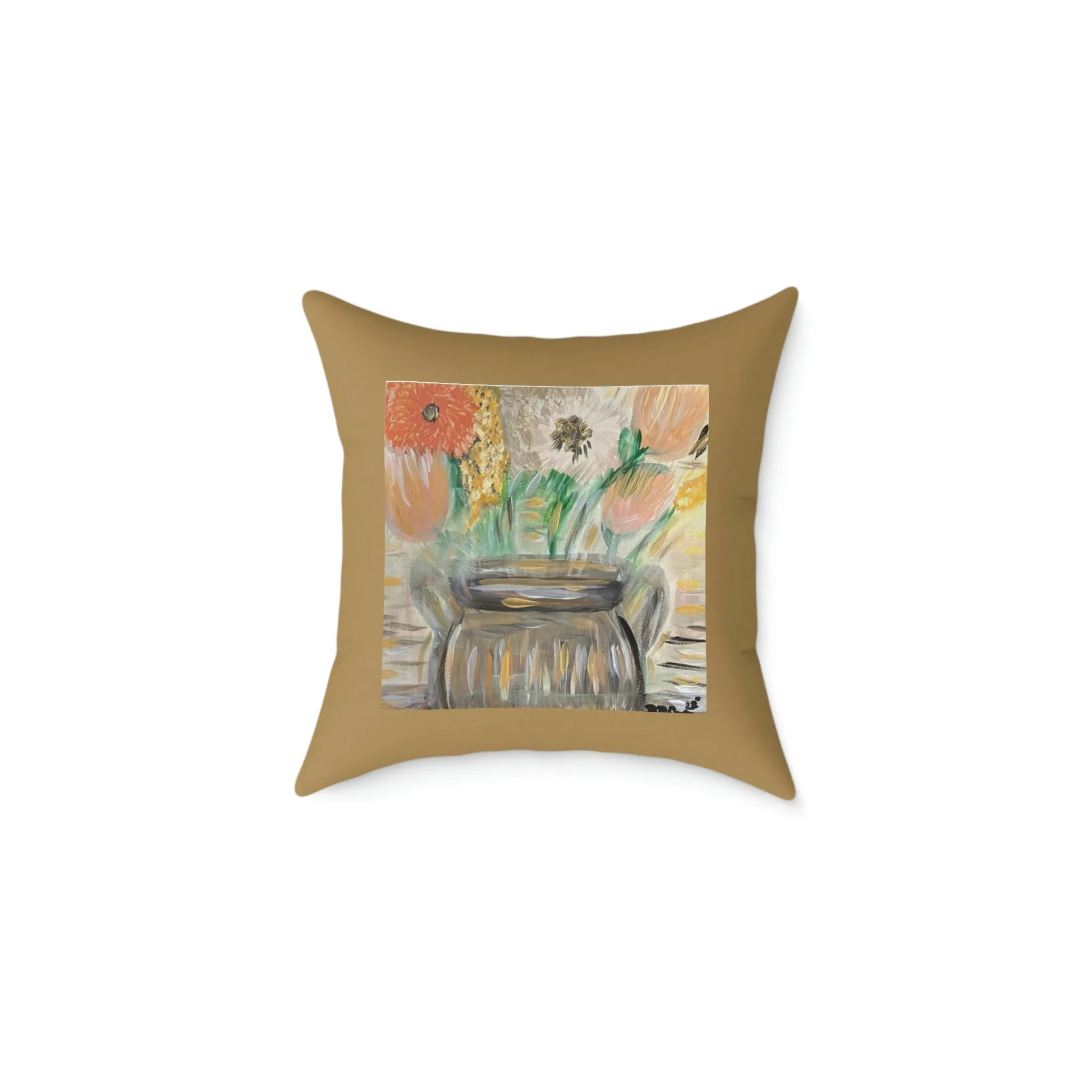 The Greg in Bronze Spun Polyester Pillow