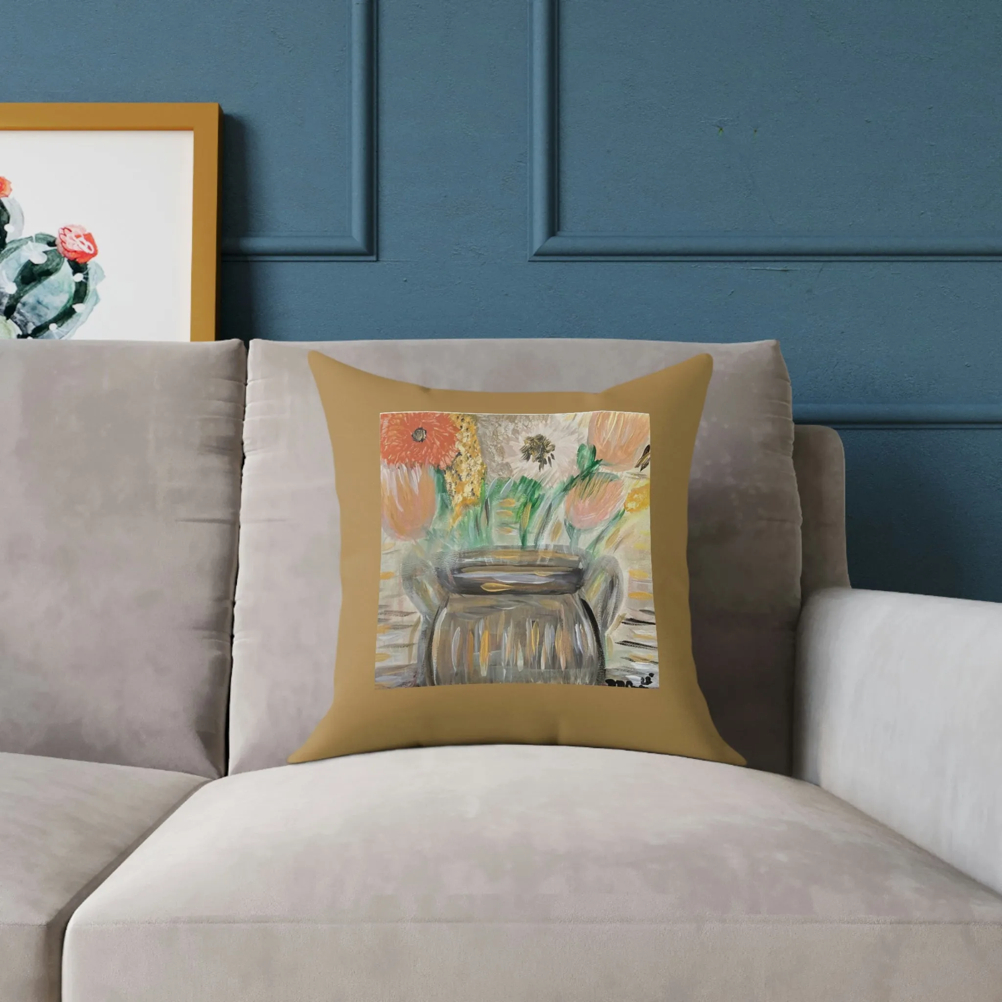 The Greg in Bronze Spun Polyester Pillow