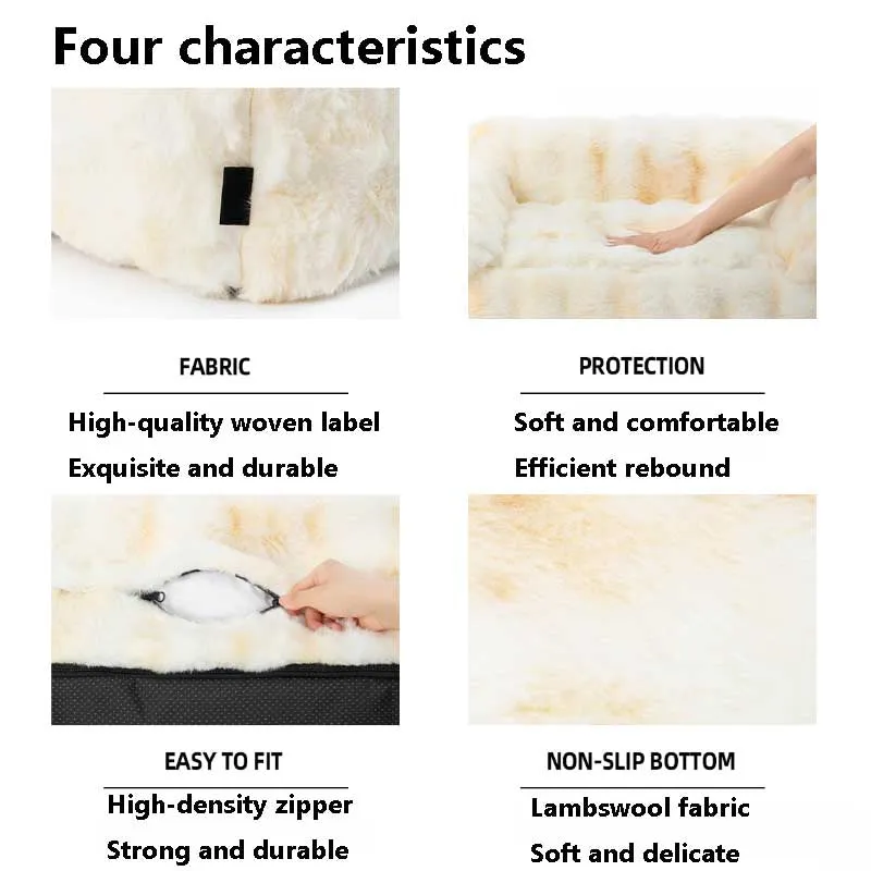 Warm Comfortable Detachable Washable Sofa Pet Bed